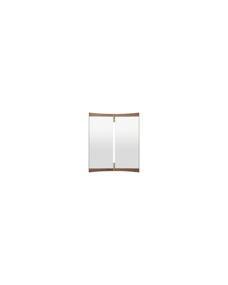 Gubi Wandspiegel Vanity - Holz natur - Nussbaum-Furnier - Designer GamFratesi 