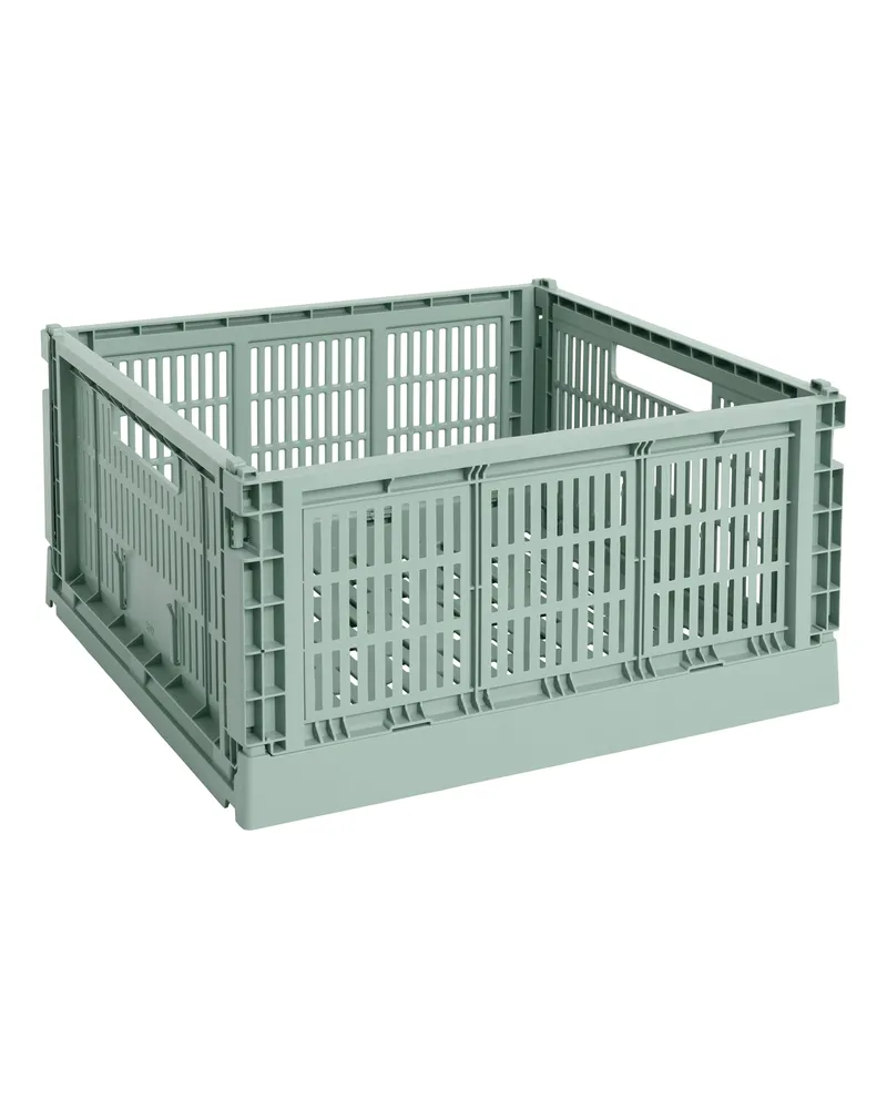 Hay Korb Colour Crate - Weiß - Recyceltes Polypropylen - Designer Hay Studio 
