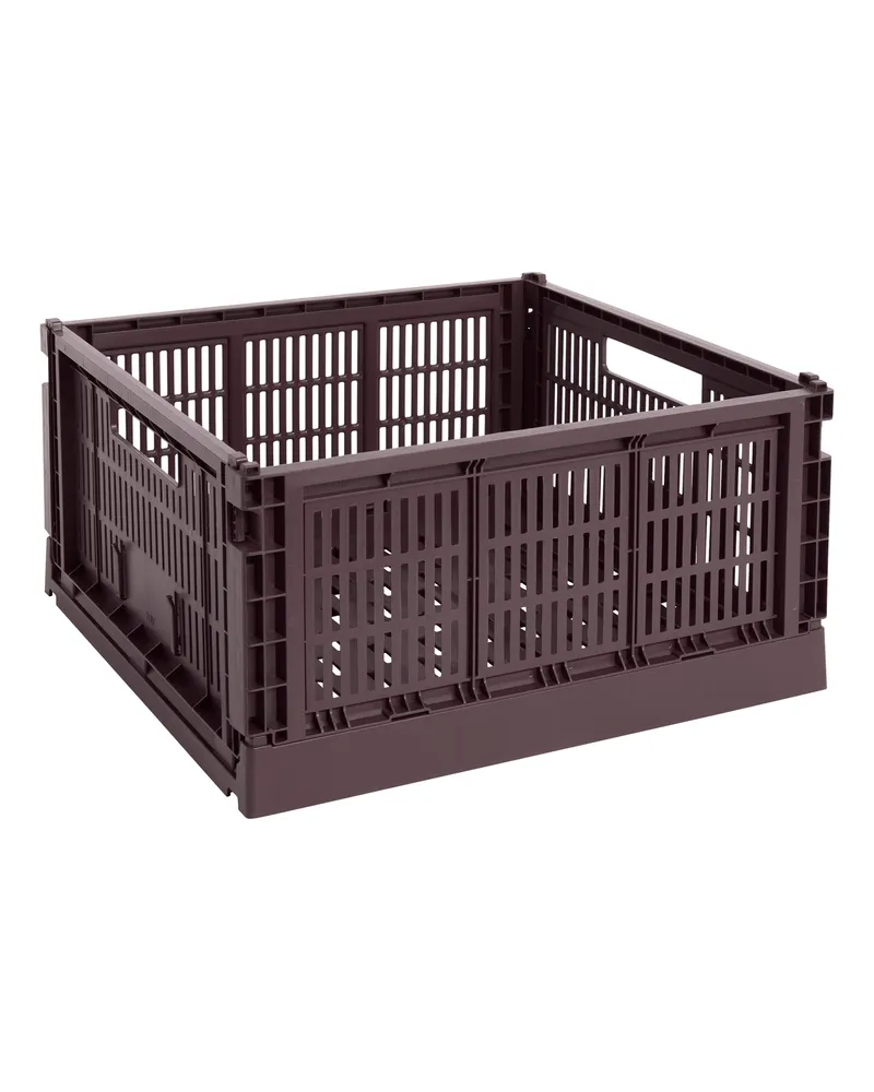 Hay Korb Colour Crate - Weiß - Recyceltes Polypropylen - Designer Hay Studio 