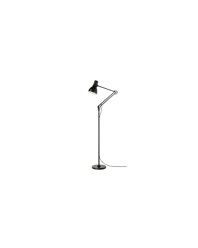 Anglepoise Stehleuchte Type 75 - Schwarz - Aluminium - Designer Paul Smith 