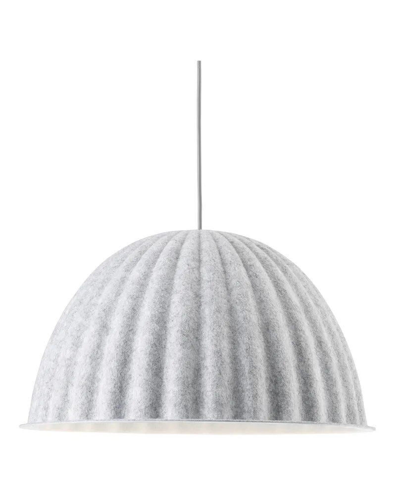 Muuto Schalldämpfende Hängelampe Under the bell - Weiß - Recycelter PET-Filz - Designer Iskos-Berlin 