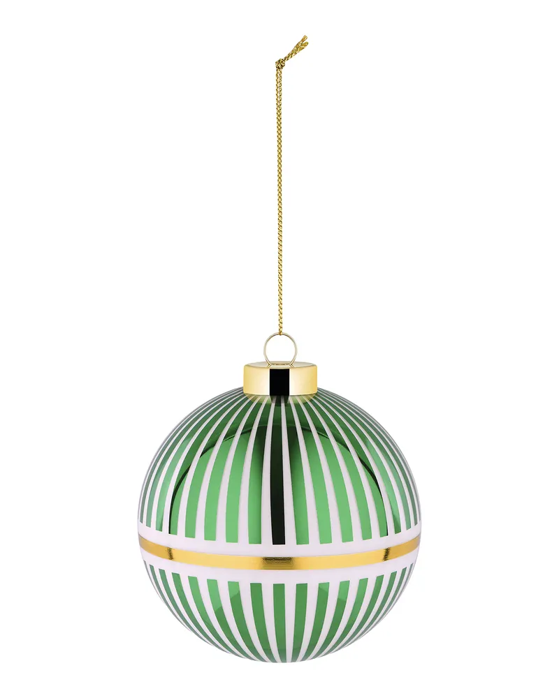 Alessi Weihnachtskugel Delight - Grün - mundgeblasenes Glas - Designer Nika Zupanc 