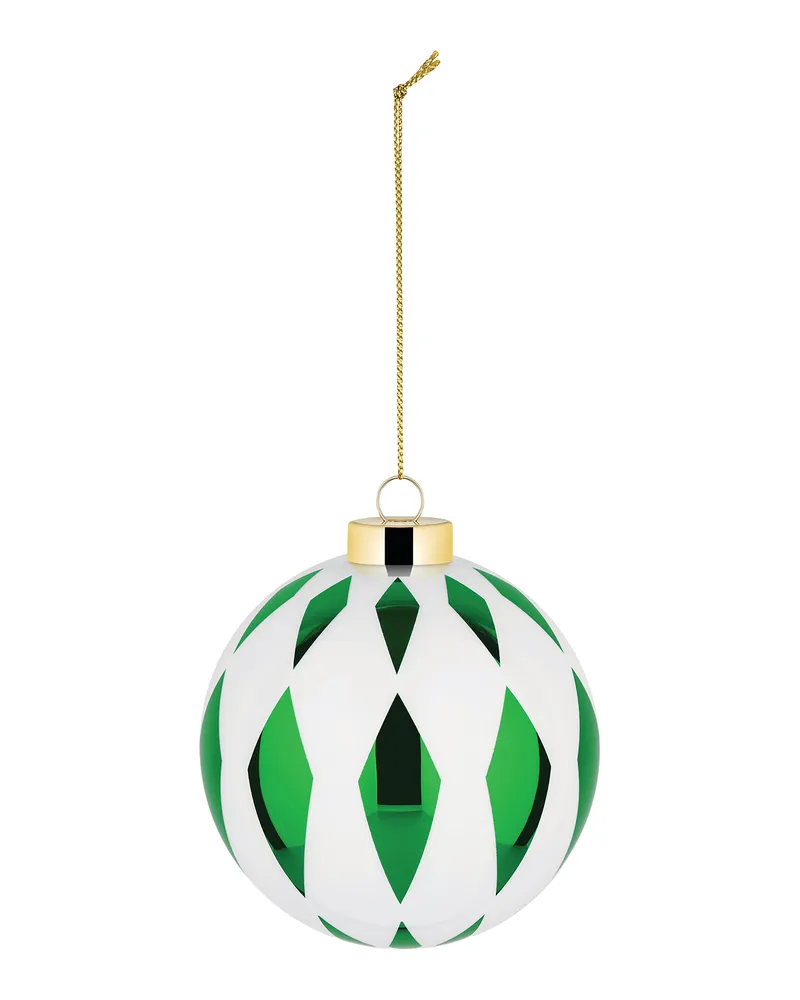 Alessi Weihnachtskugel Delight - Grün - mundgeblasenes Glas - Designer Nika Zupanc 
