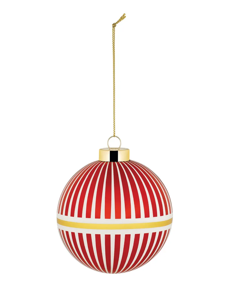 Alessi Weihnachtskugel Delight - Rot - geblasenes Glas - Designer Nika Zupanc 