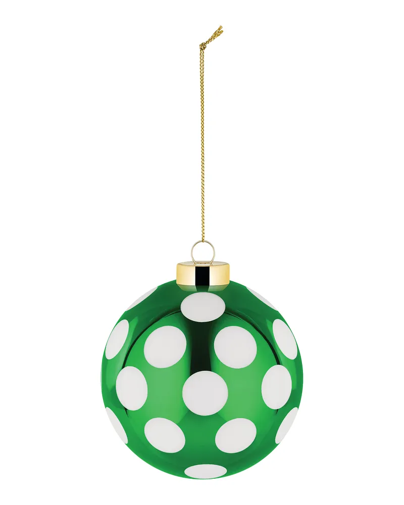Alessi Weihnachtskugel Delight - Grün - mundgeblasenes Glas - Designer Nika Zupanc 