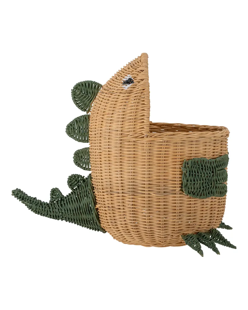 Bloomingville Korb Eddi - Grün - Rattan 