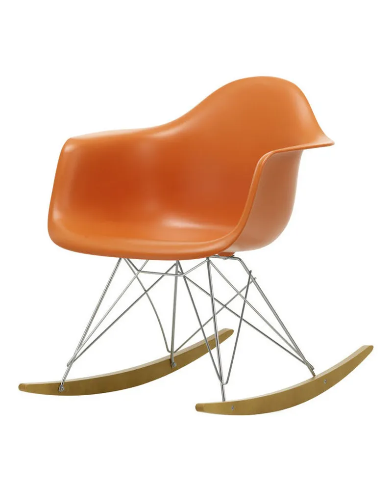 Vitra Schaukelstuhl Eames Plastic - Blau - Recycelter Kunststoff (Post-Consumer) - Designer Charles & Ray Eames 