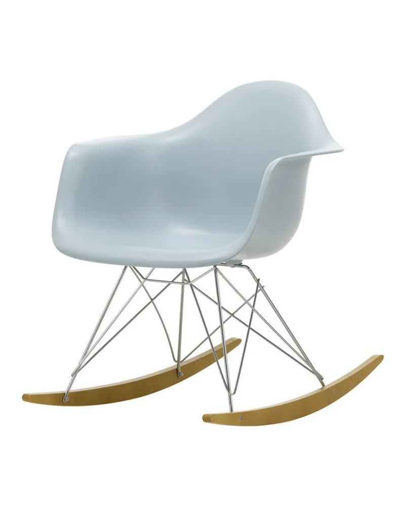 Vitra Schaukelstuhl Eames Plastic - Blau - Recycelter Kunststoff (Post-Consumer) - Designer Charles & Ray Eames 
