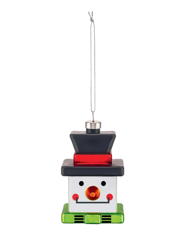 Alessi Weihnachtskugel Noël - Bunt - geblasenes Glas - Designer Massimo Giacon 