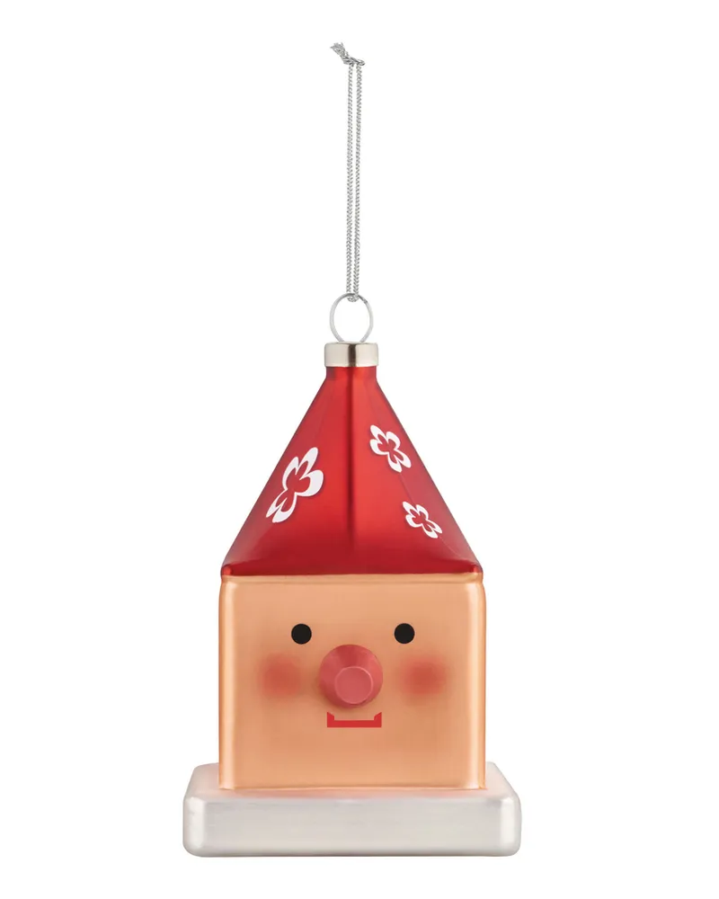 Alessi Weihnachtskugel Noël - Bunt - geblasenes Glas - Designer Massimo Giacon 