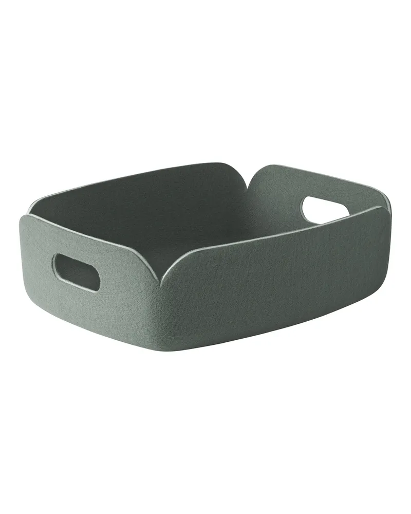 Muuto Korb Restore - Blau - Filz, recycelt - Designer Mika Tolvanen 