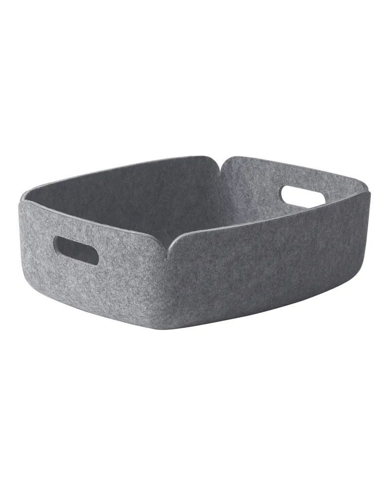 Muuto Korb Restore - Blau - Filz, recycelt - Designer Mika Tolvanen 