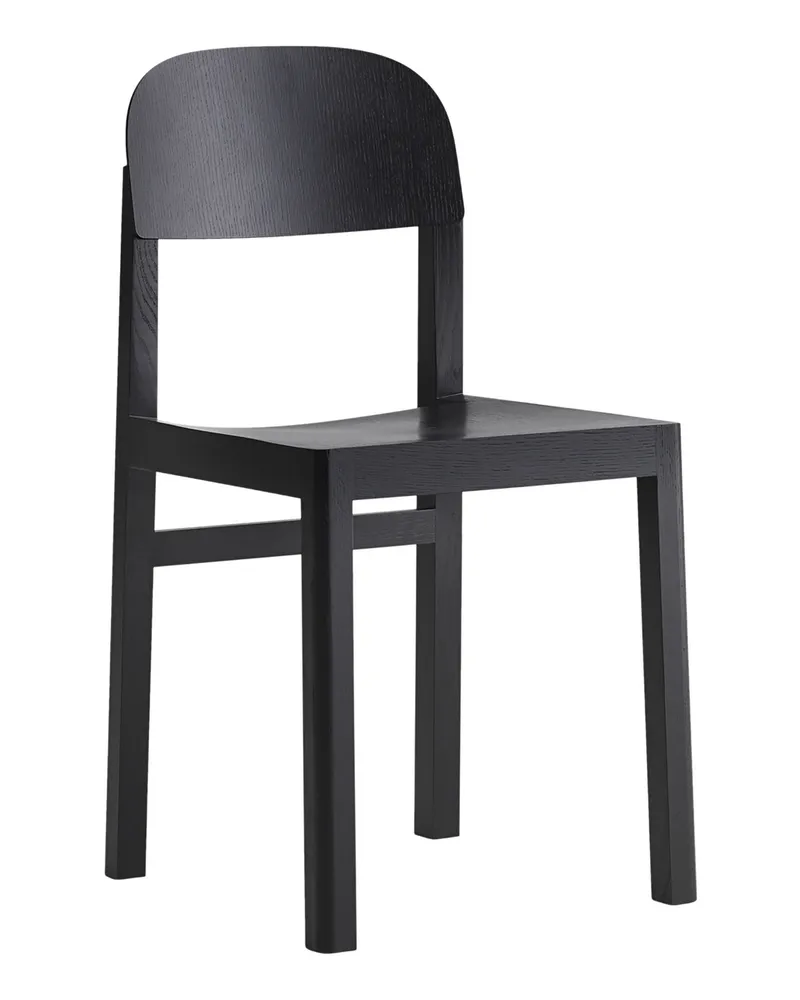 Muuto Stuhl Workshop - Schwarz - lackierte Eiche - Designer Cecilie Manz 