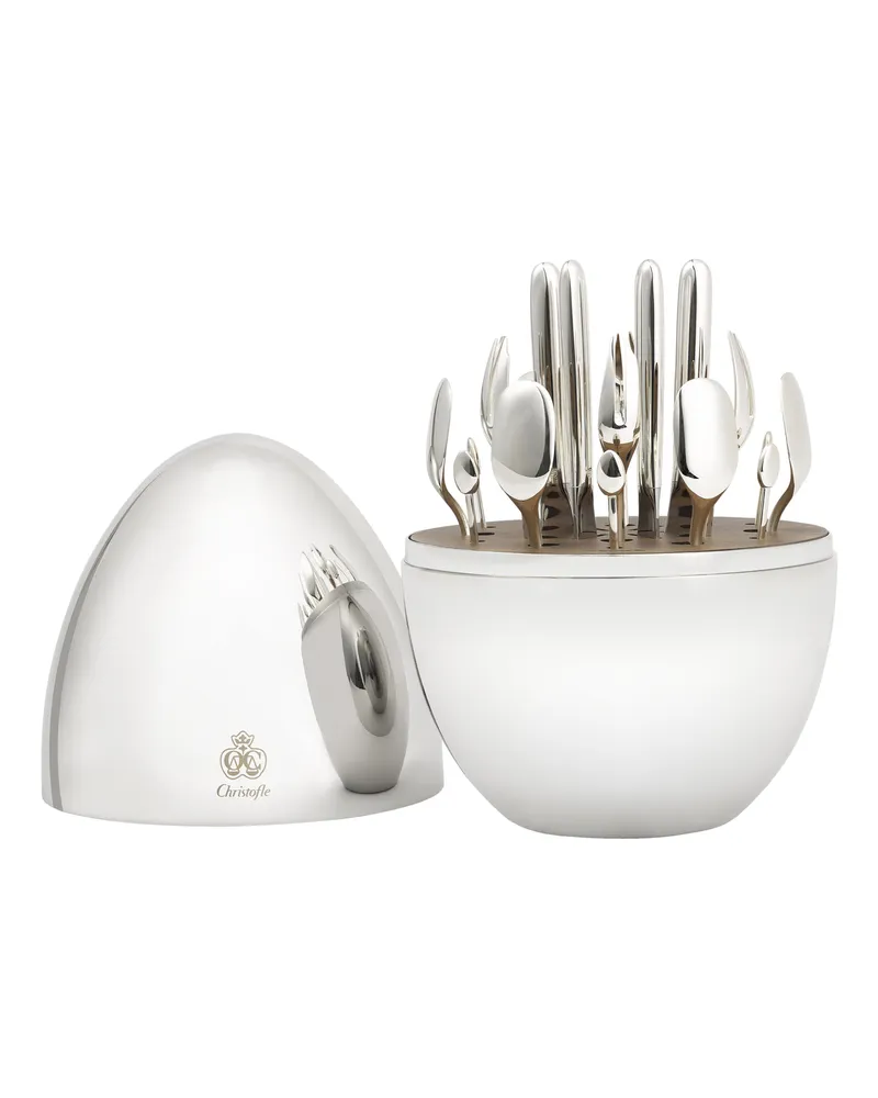 Christofle Besteck Set Mood - Metall - Versilbertes Metall 