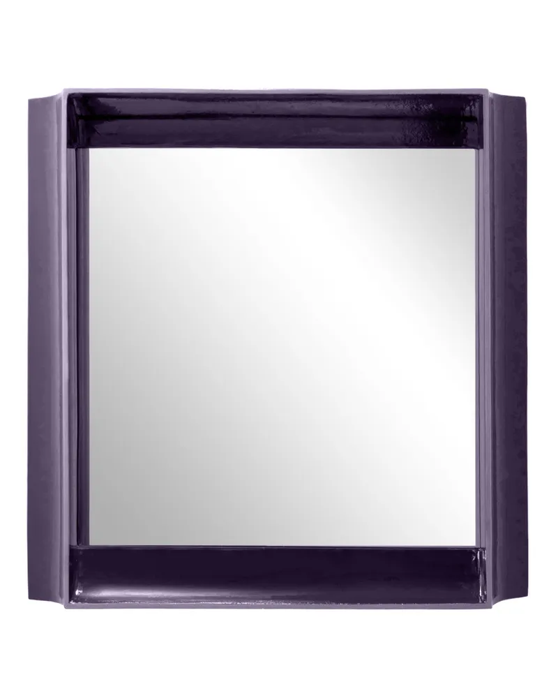 Magis Wandspiegel Coves - Violett - Keramik - Designer Guglielmo Poletti 