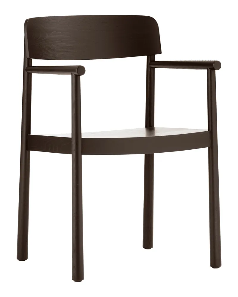 Normann Copenhagen Sessel Timb - Braun - Eschefurnier - Designer Simon Legald 