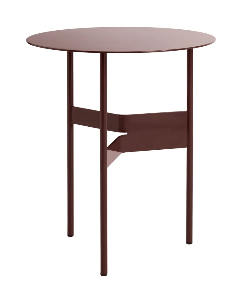 Hay Couchtisch Shim - Rot - thermolackierter Stahl - Designer Jonas Trampedach 