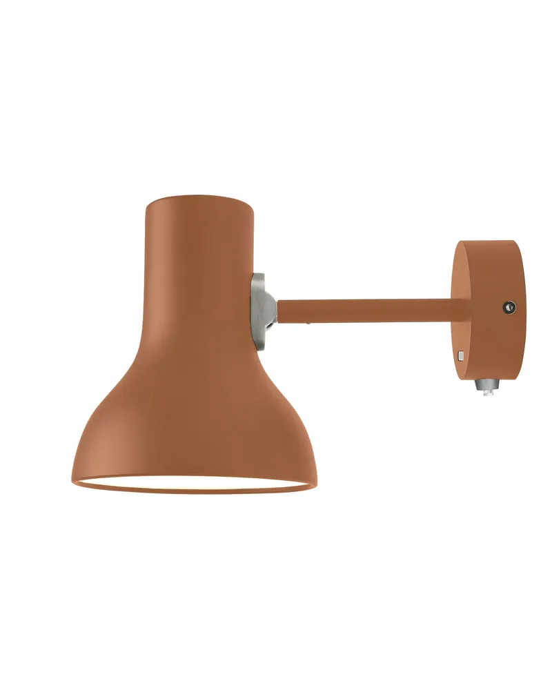 Anglepoise Wandleuchte Type 75 - Braun - Aluminium - Designer Margaret Howell 