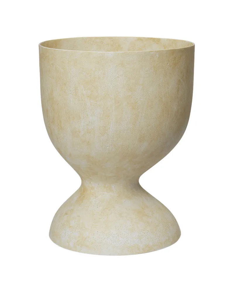 ferm LIVING Blumentopf Evoke - Beige - Steinfaser 