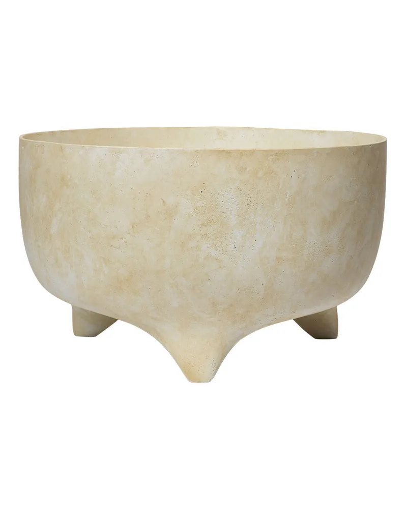 ferm LIVING Blumentopf Evoke - Beige - Steinfaser 