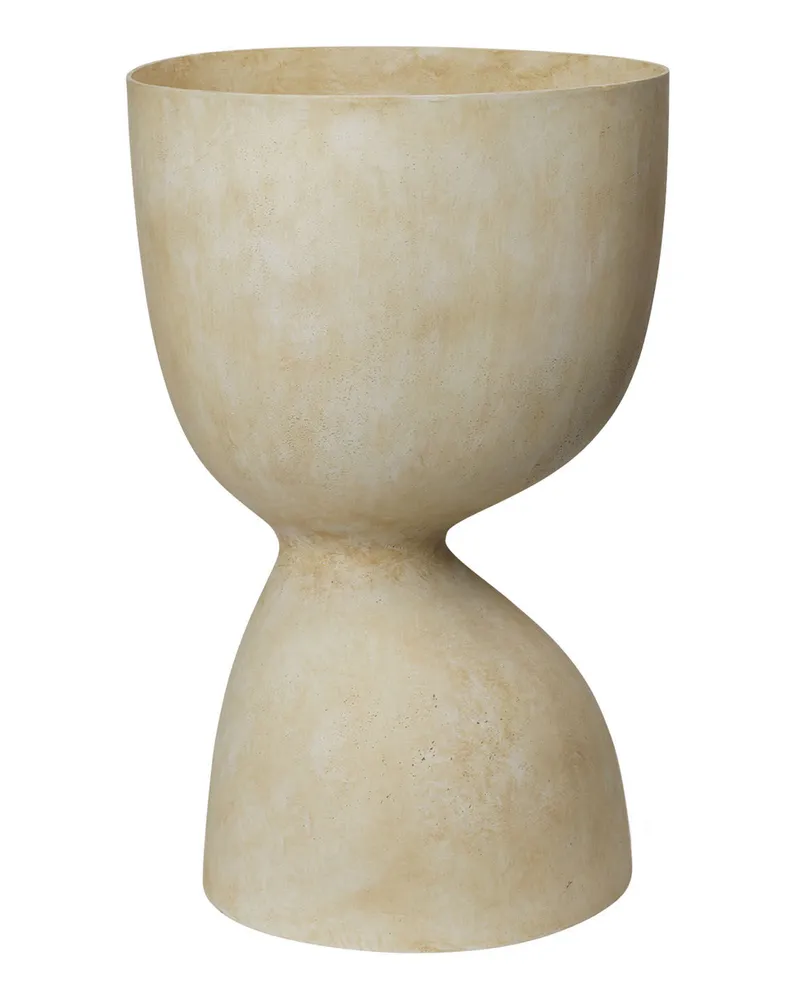 ferm LIVING Blumentopf Evoke - Beige - Steinfaser 