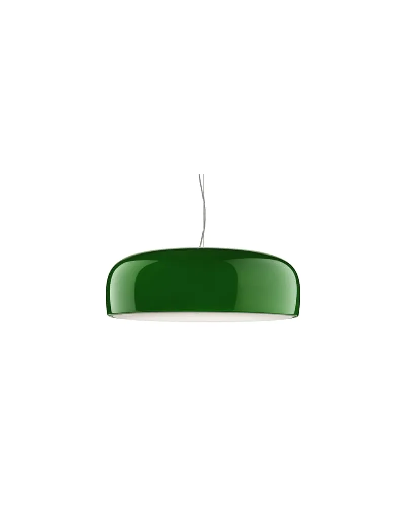 Flos Pendelleuchte Smithfield - Grün - bemaltes Aluminium - Designer Jasper Morrison 