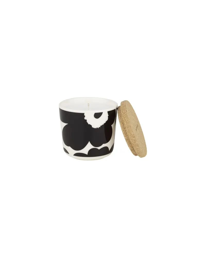 Marimekko Parfumierte Kerze Bougies - Schwarz - Stearin - Designer Maija Isola 