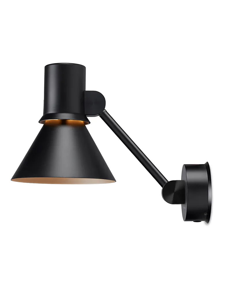 Anglepoise Wandleuchte Type 80 - Schwarz - Gusseisen - Designer Kenneth Grange 