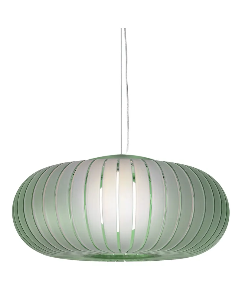 Kartell Pendelleuchte Teresa - Orange - Recyceltes PMMA - Designer Ferruccio Laviani 