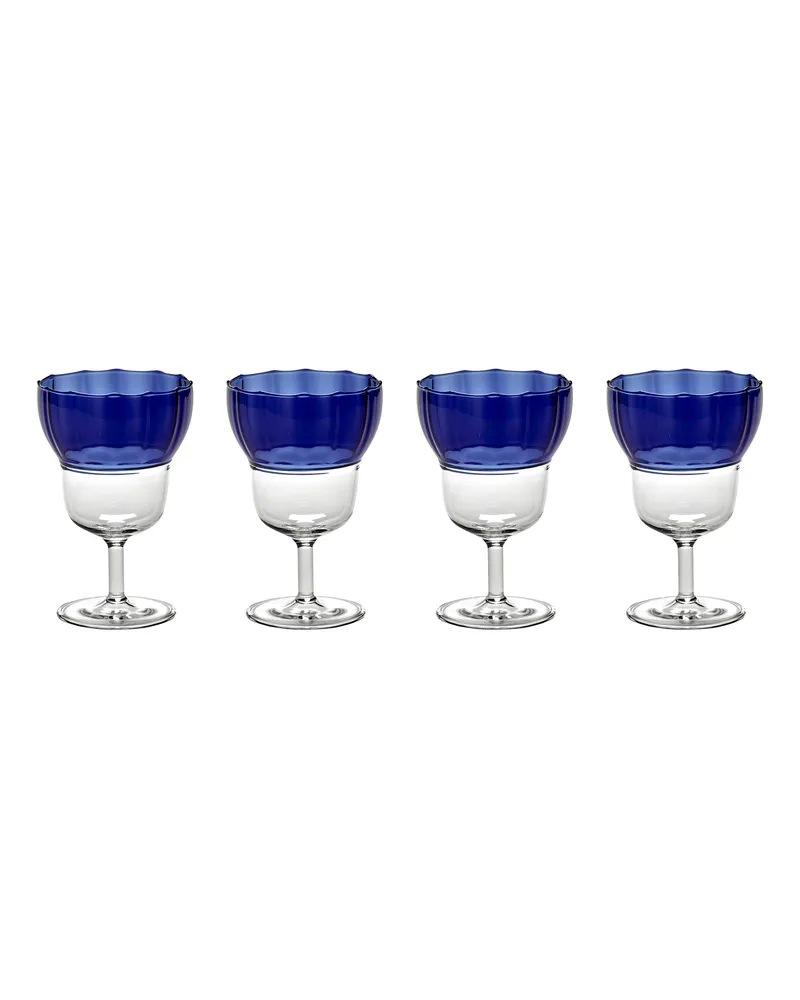 Serax Weinglas Yam - Blau - Borosilikatglas - Designer WAWW La Table 