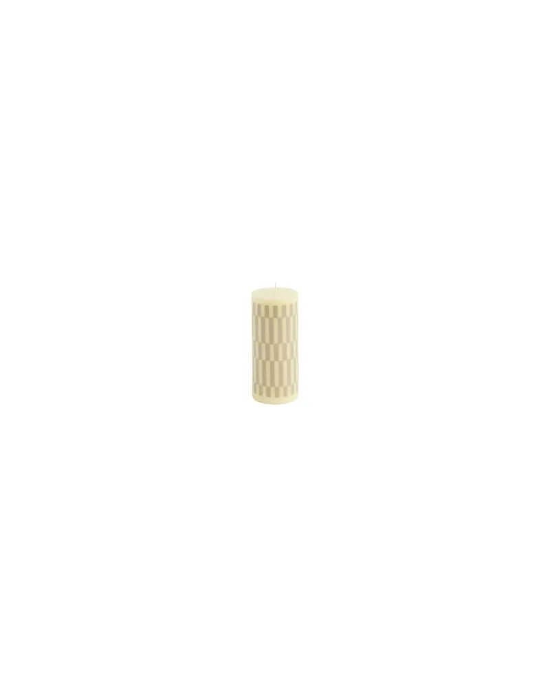 Hay Blockkerze Column - Bunt - Stearin 