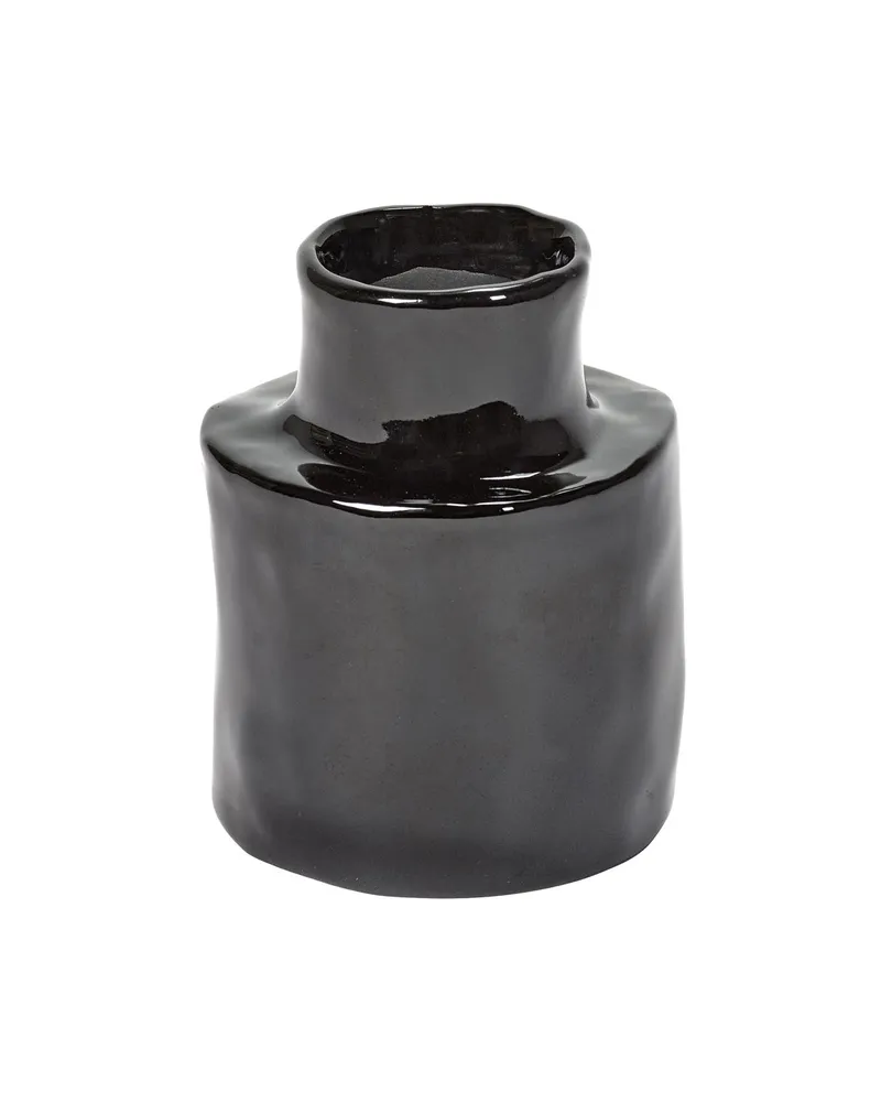 Serax Vase Héléna - Schwarz - Sandstein - Designer Marie Michielssen 