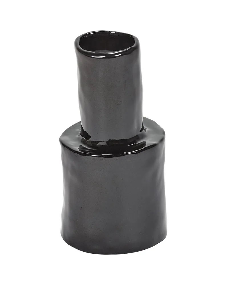 Serax Vase Héléna - Schwarz - Sandstein - Designer Marie Michielssen 