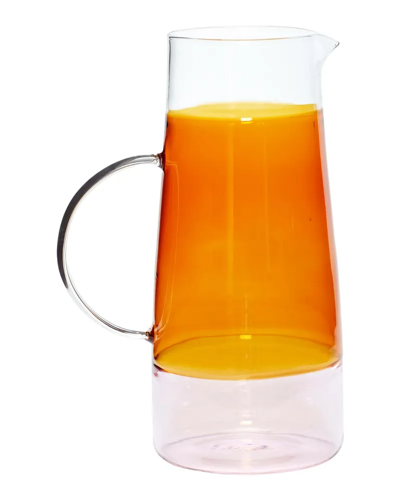 Hübsch Karaffe Lemonade - Grün - mundgeblasenes Glas 