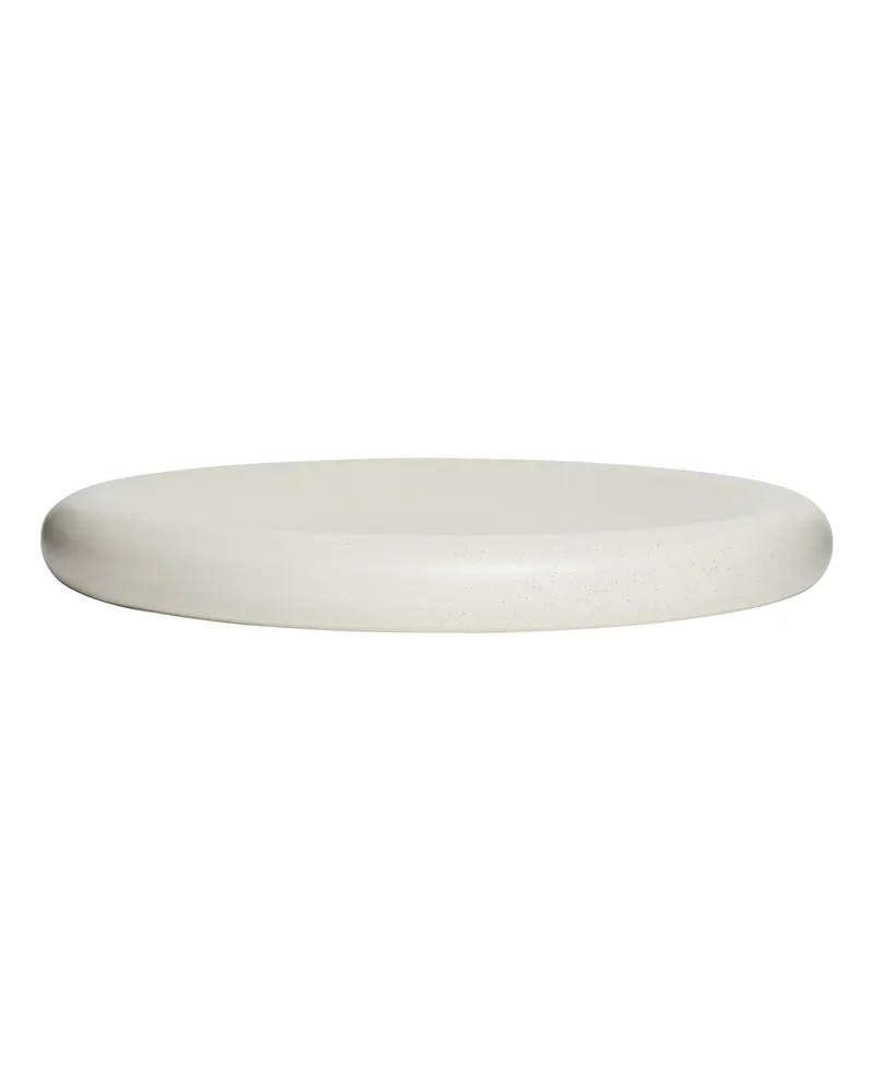 Toogood Teller Dough - Weiß - emaillierter Sandstein - Designer Faye Toogood 