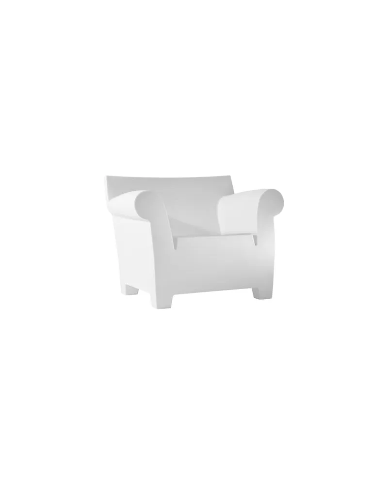 Kartell Sessel Bubble Club - Weiß - Polypropylen - Designer Philippe Starck 