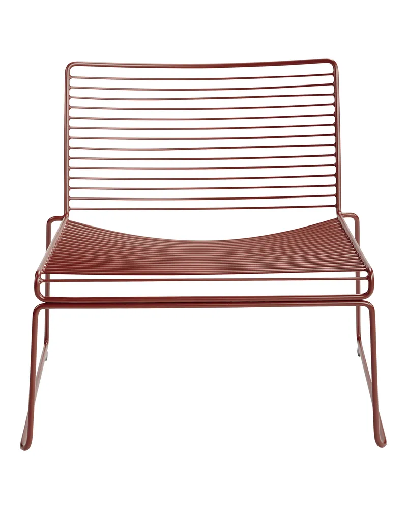 Hay Lounge Sessel Hee - Orange - lackierter Stahl - Designer Hee Welling 