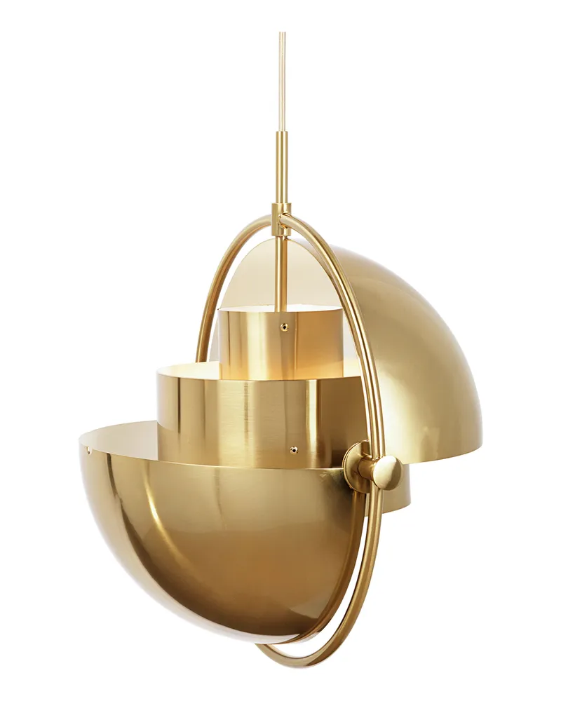 Gubi Pendelleuchte Multi-Lite - Gold - Metall - Designer Louis Weisdorf 