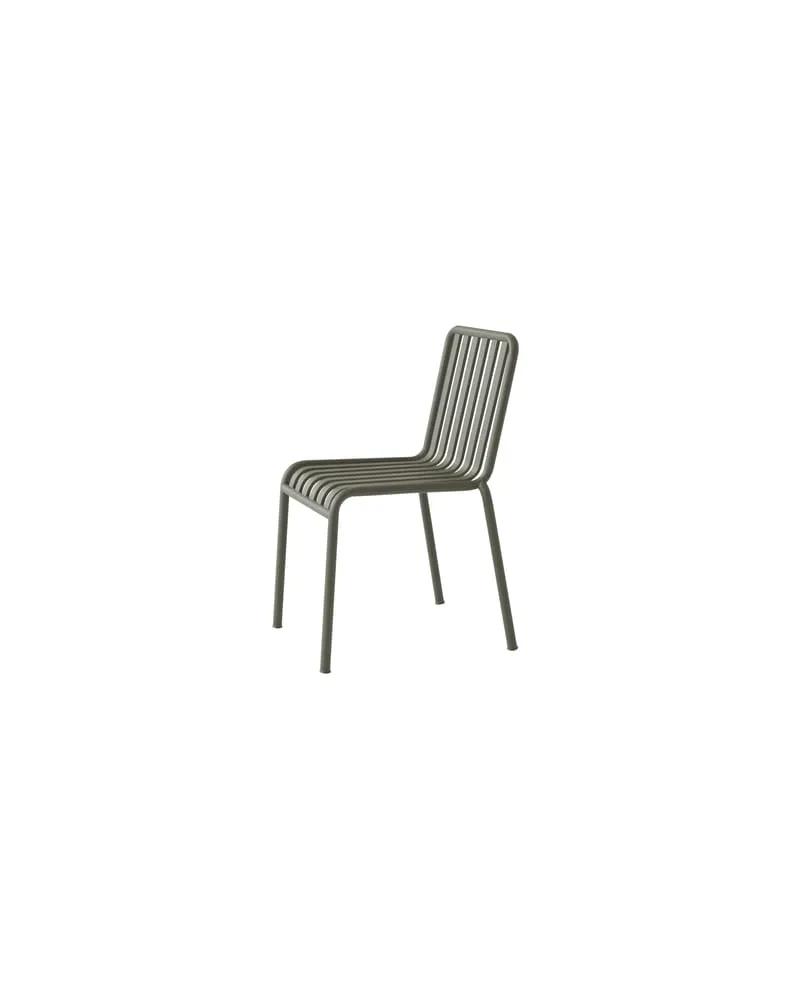 Hay Stapelbarer Stuhl Palissade - Grün - Epoxy-Farbe - Designer Ronan & Erwan Bouroullec 