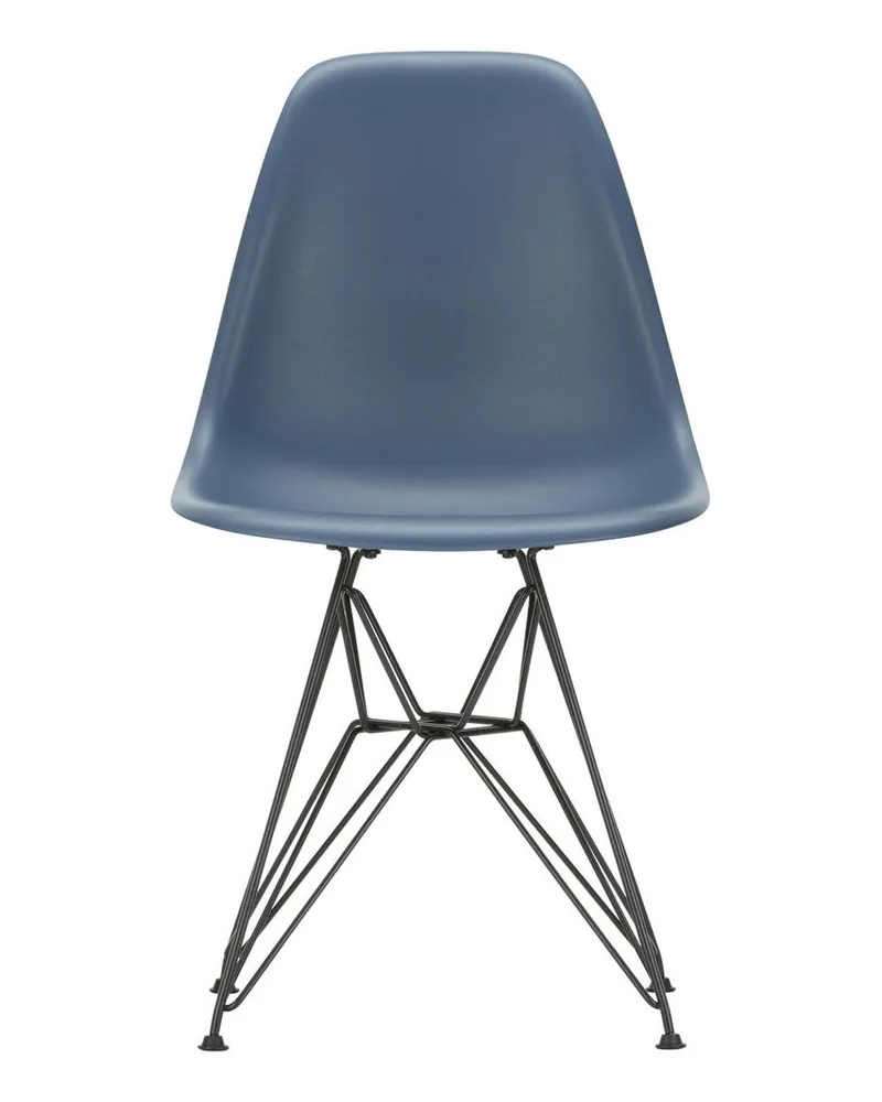 Vitra Stuhl Eames Plastic - Blau - Recycelter Kunststoff (Post-Consumer) - Designer Charles & Ray Eames 