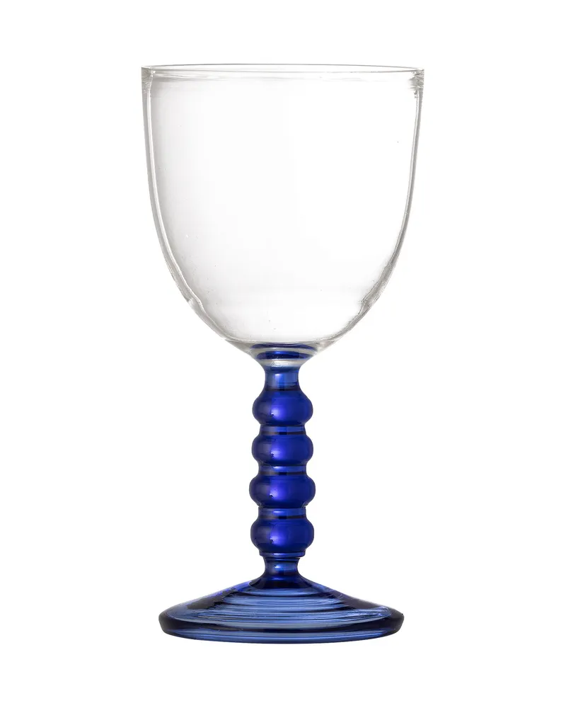 Bloomingville Weinglas Noemi - Blau - Glas 