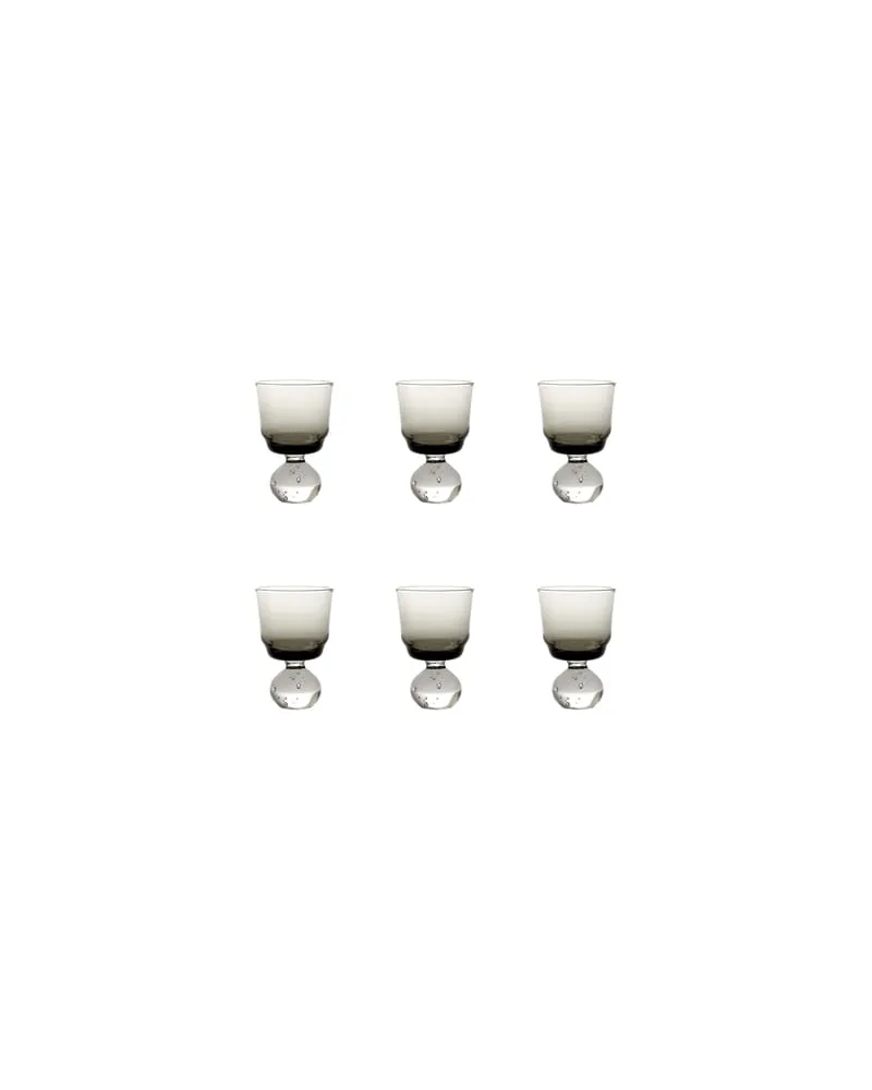 Serax Weinglas Eternal Snow - Grau - geblasenes Glas - Designer Bela Silva 