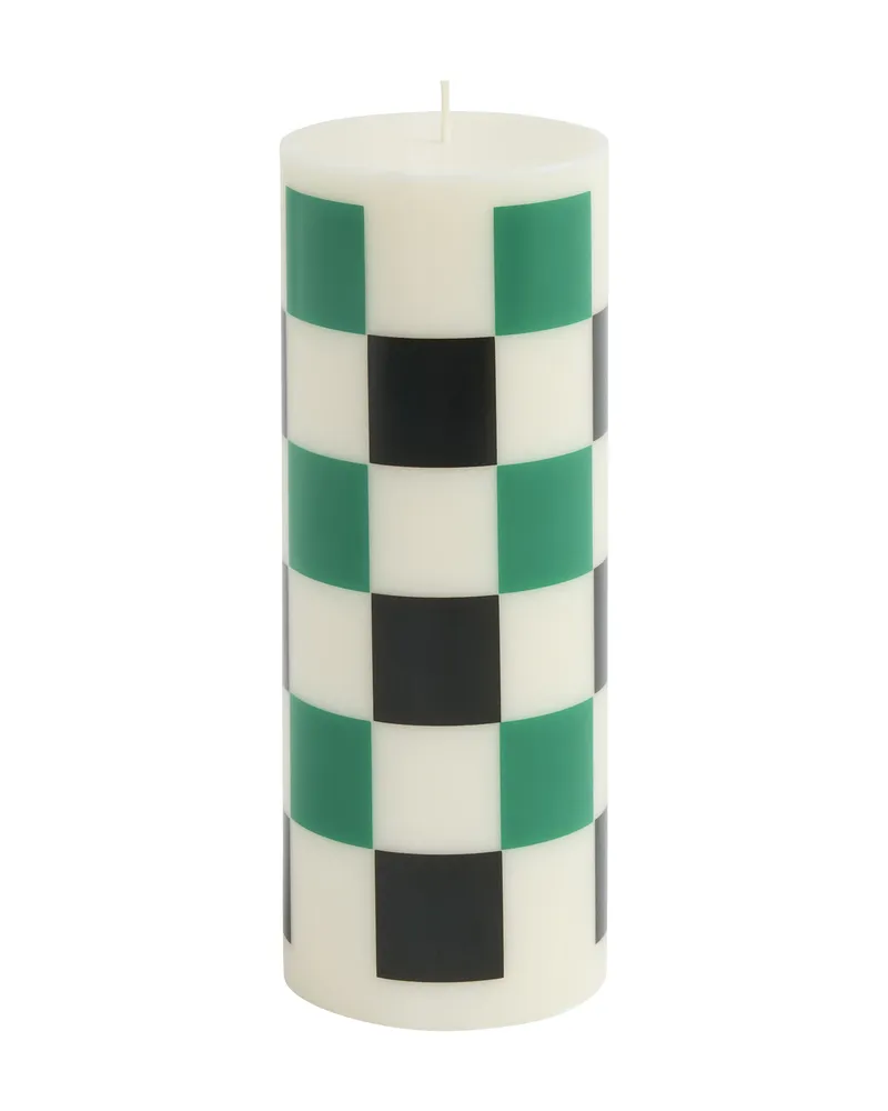 Hay Blockkerze Column - Bunt - Stearin 