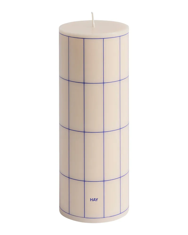 Hay Blockkerze Column - Bunt - Stearin 