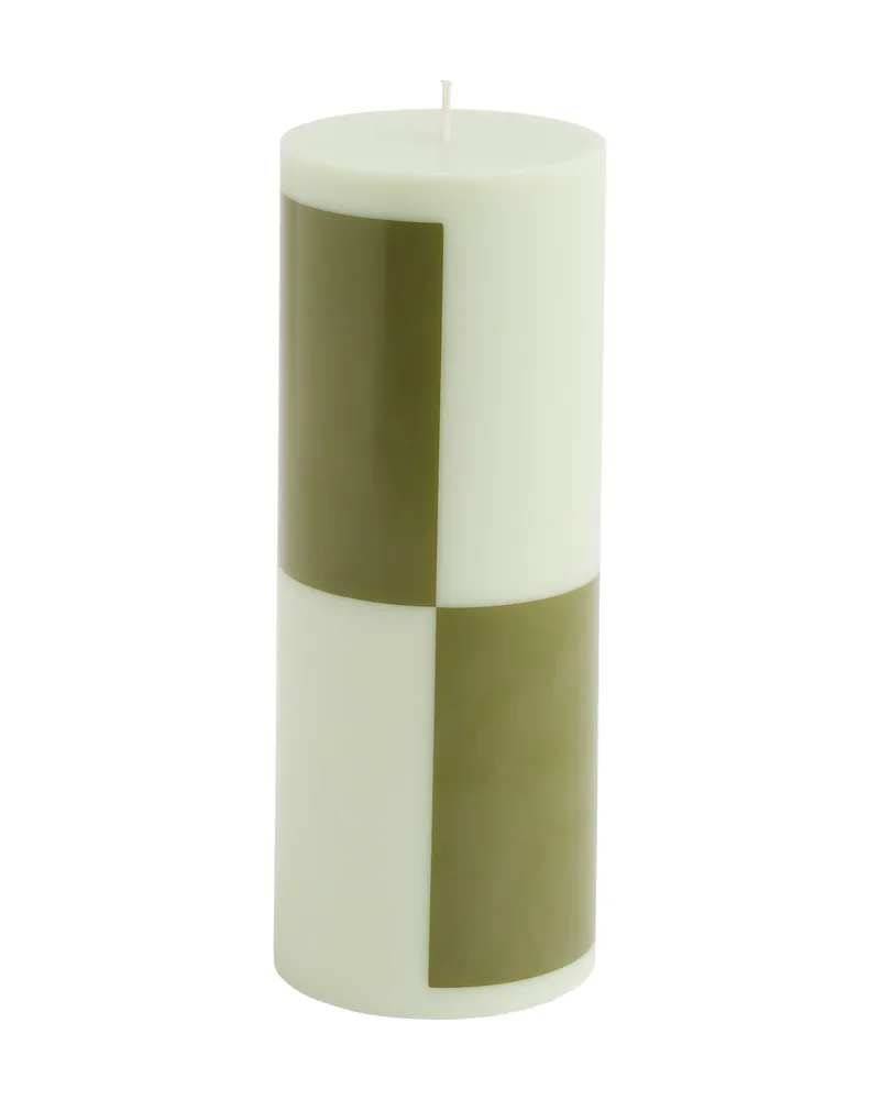 Hay Blockkerze Column - Bunt - Stearin 