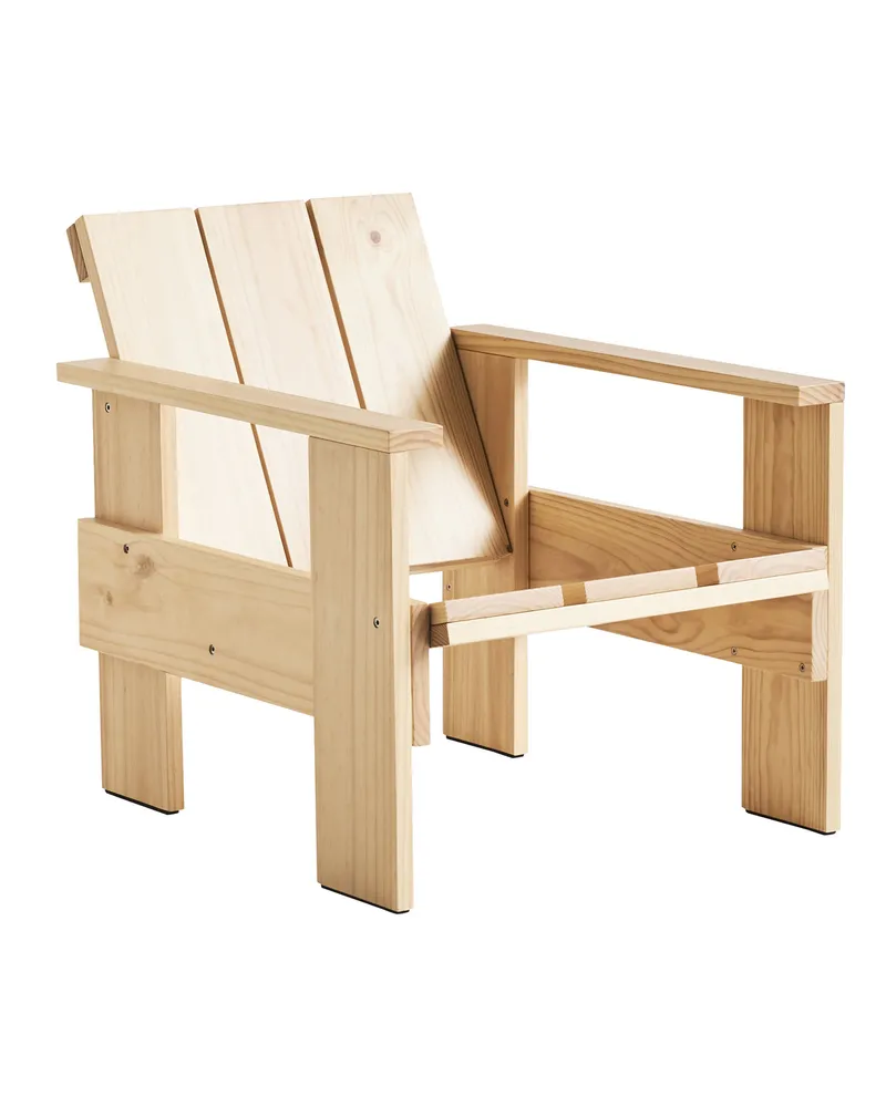 Hay Lounge-Sessel Crate - Weiß - Kiefer, massiv - Designer Gerrit Rietveld 