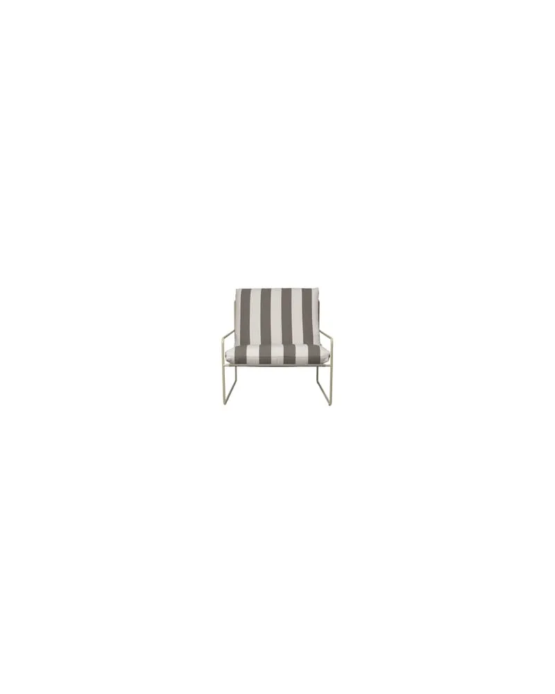 ferm LIVING Gepolsterter Sessel Désert - Braun - Polypropylen-Stoff 