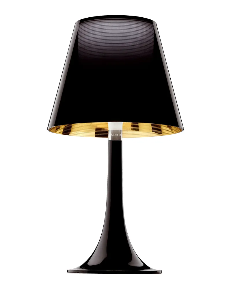 Flos Tischleuchte Miss K - Schwarz - Polykarbonat - Designer Philippe Starck 