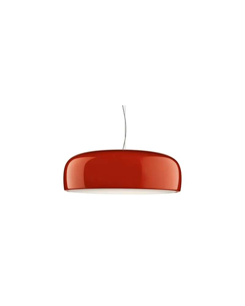 Flos Pendelleuchte Smithfield - Rot - bemaltes Aluminium - Designer Jasper Morrison 