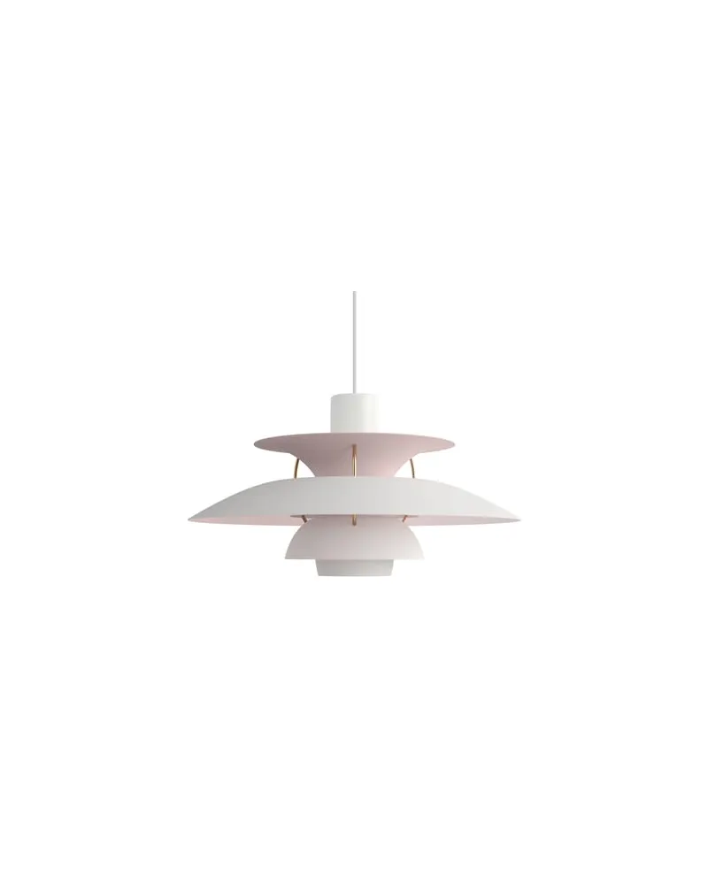 Louis Poulsen Pendelleuchte PH - Weiß - lackiertes Aluminium - Designer Poul Henningsen 